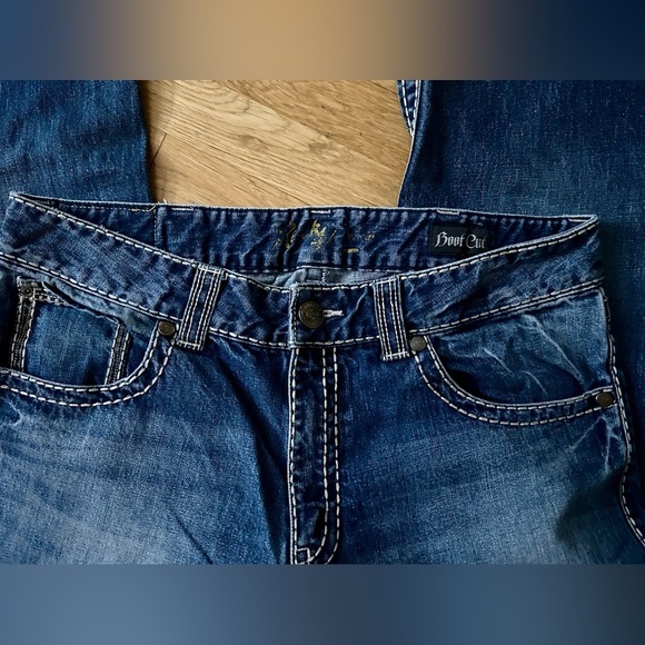 Wrangler Rock 47 Men’s Bootcut Jeans 36x32 – Classic Western Denim Style. - Picture 8 of 10